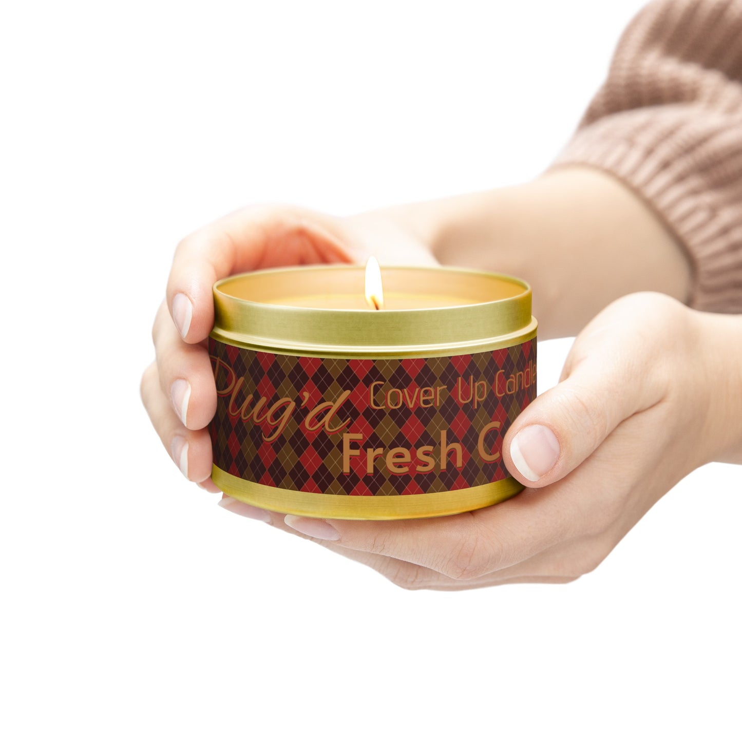 Plug'd Cover Up Candle, Fresh Coffee