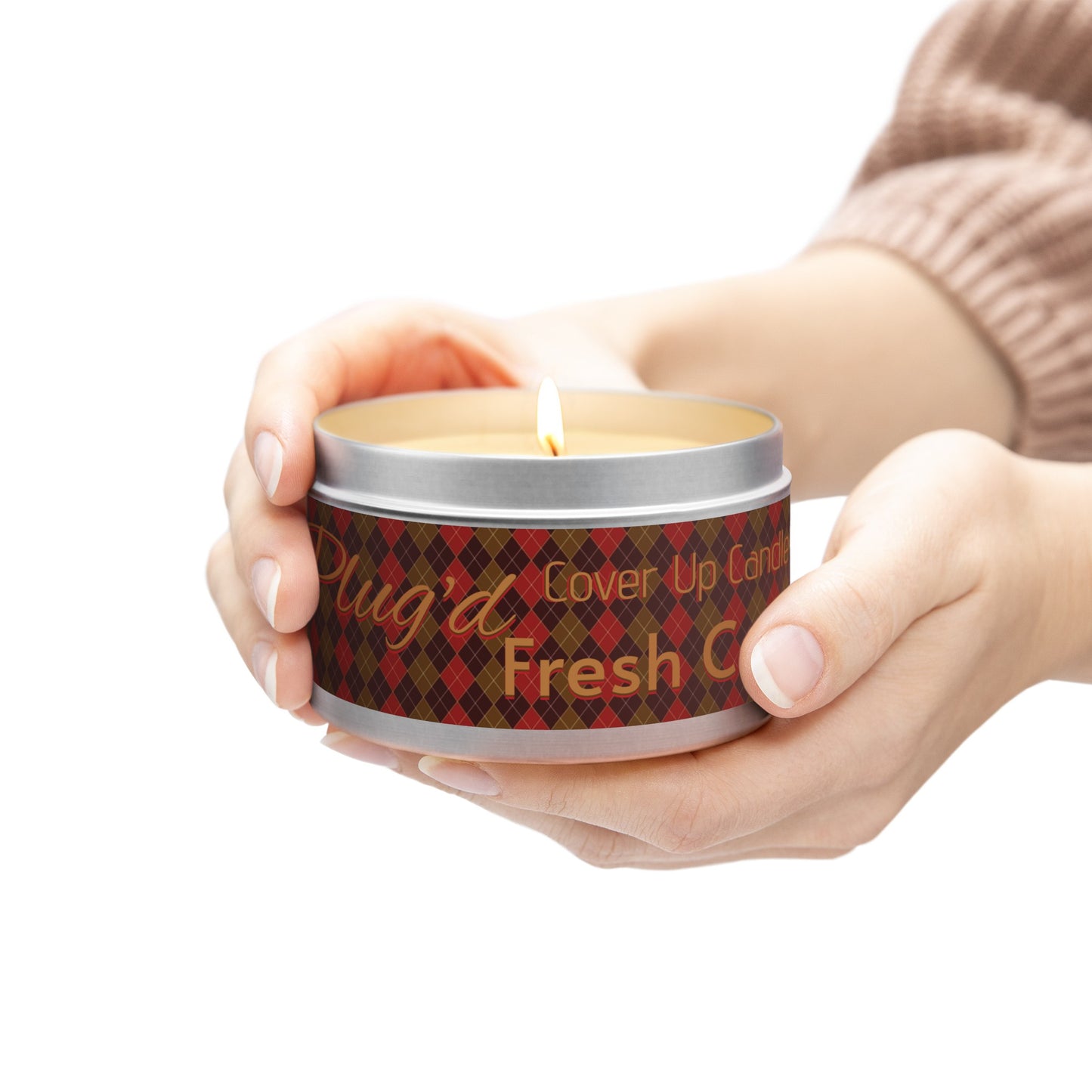 Plug'd Cover Up Candle, Fresh Coffee