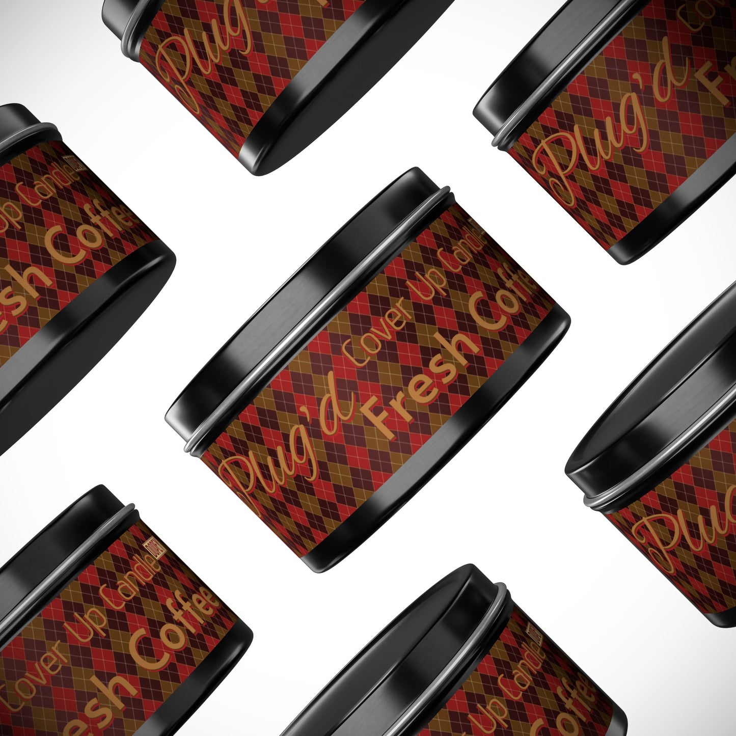 Plug'd Cover Up Candle, Fresh Coffee