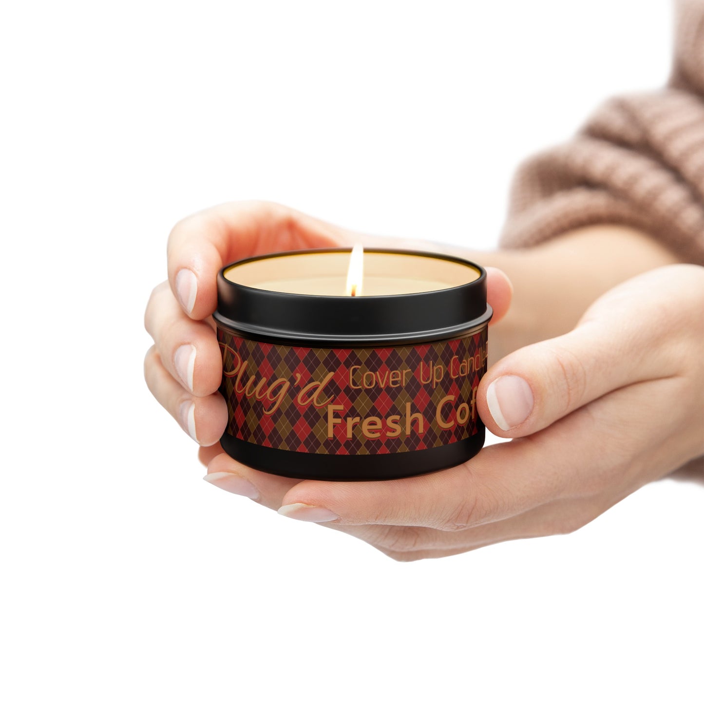 Plug'd Cover Up Candle, Fresh Coffee