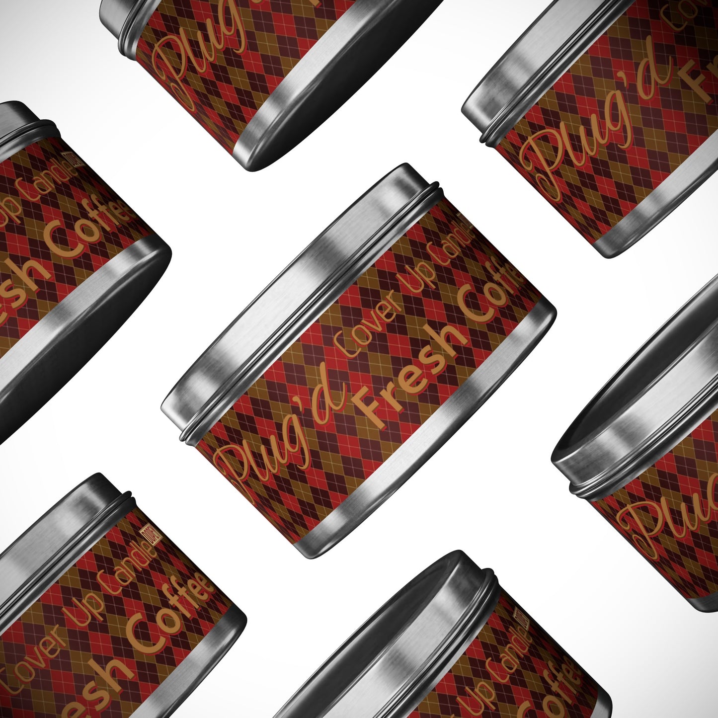 Plug'd Cover Up Candle, Fresh Coffee