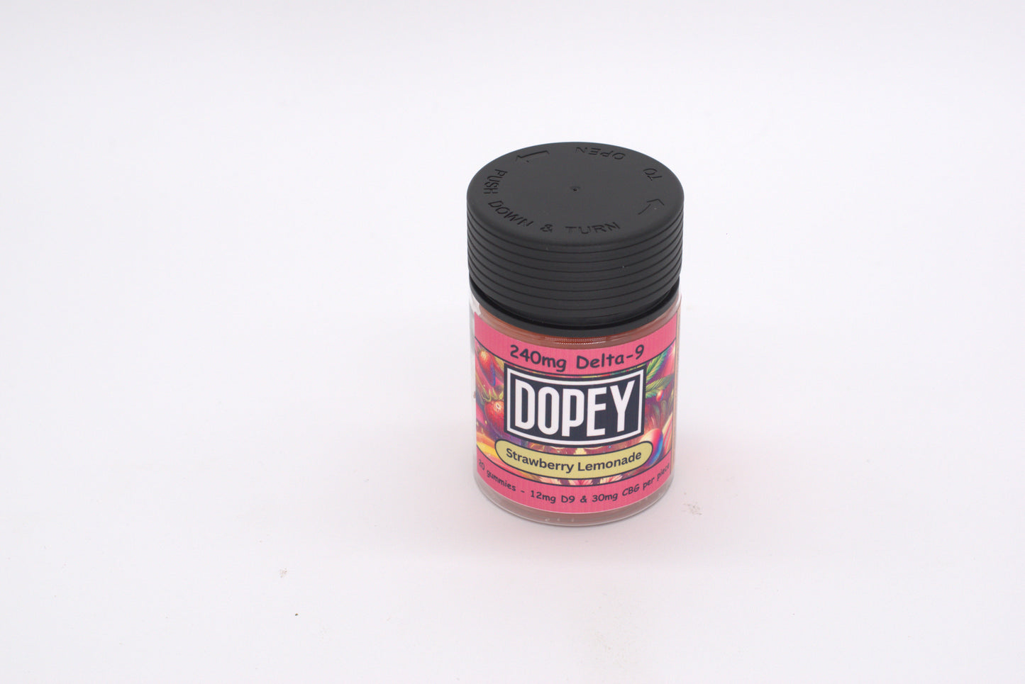 Dopey | 20-Pack | 12mg D9 - 30mg CBG Gummy | Strawberry Lemonade