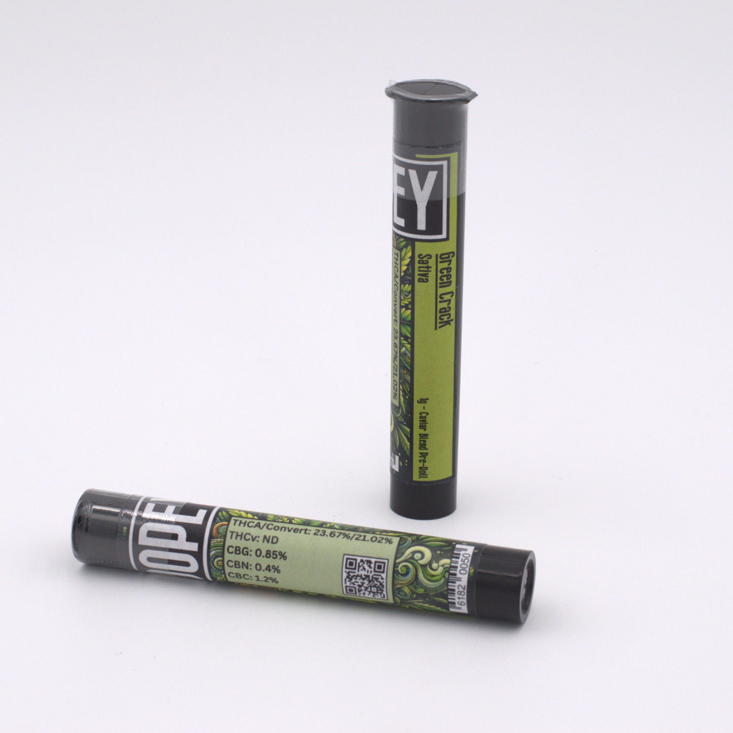 Dopey | 20-Pack | 1g | Caviar Blend Pre-Rolls | Green Crack | Sativa