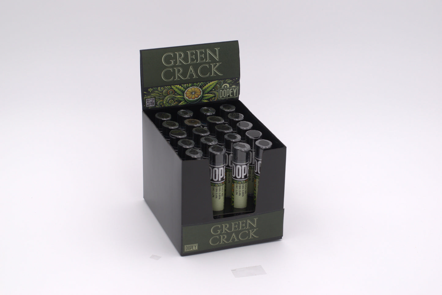 Dopey | 20-Pack | 1g | Caviar Blend Pre-Rolls | Green Crack | Sativa