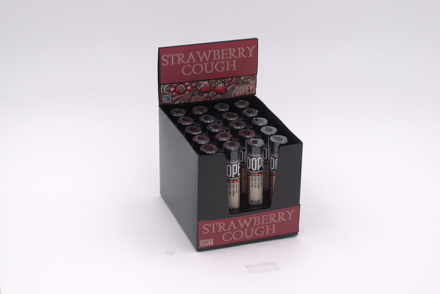 Dopey | 20-Pack | 1g | Caviar Blend Pre-Rolls | Strawberry Cough | Sativa