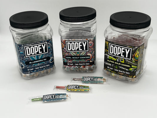 Dopey | 50-pack Jug 1g Preroll | Polytube | Master Case | Variety (24 Jugs)