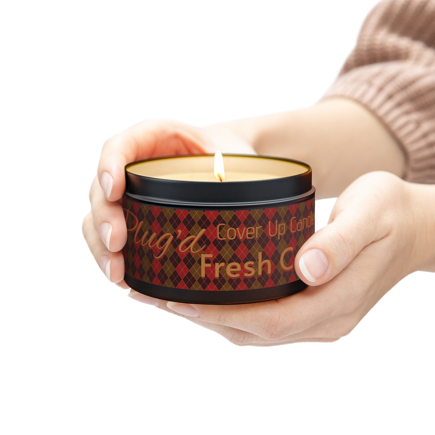 Plug'g Cover Up Candle, Fresh Coffee