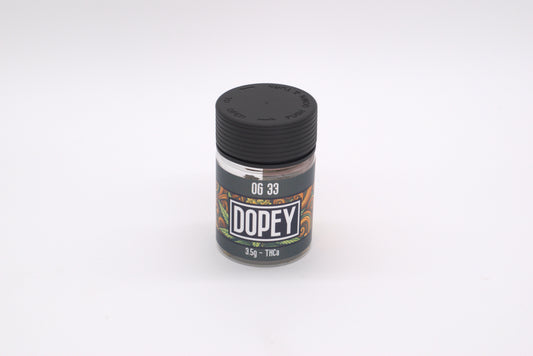 Dopey | OG33 | 3.5g Flower | 4oz Jar (THCa)